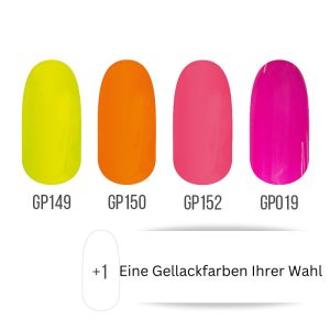 Gel Polish - Sommerfarben 4 Stk