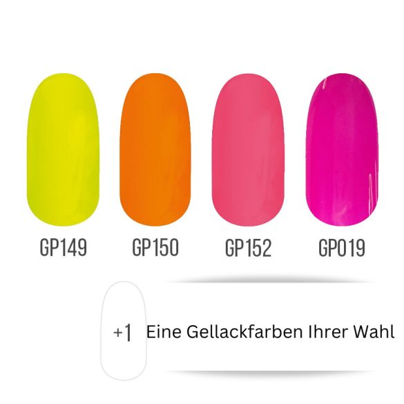 Gel Polish - Sommerfarben 4 Stk