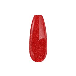 Gel Polish  4ml - DN104 Red Glitzer