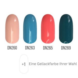 Gel Polish - Sommerfarben 2024 I. 4+1 PACKUNG