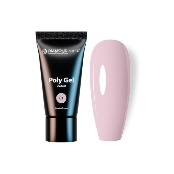 PolyGel 01 - Milky Pink - 30ml  HEMA- und TPO-frei