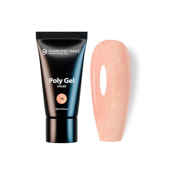 PolyGel 14 - Peach Shine - 30ml HEMA- und TPO-frei